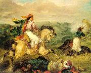 Eugene Delacroix, Mounted Greek Warrior